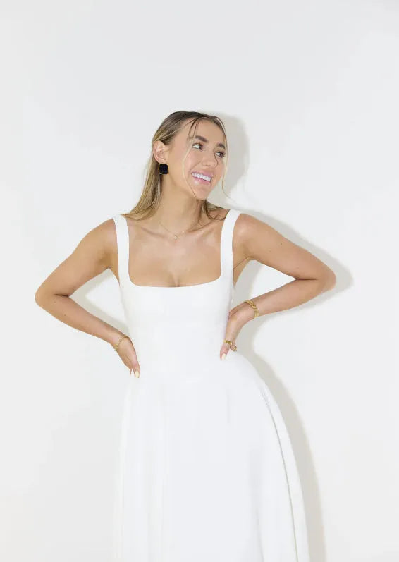 Vestido Midi - Branco - Loja Oficial P'eggita